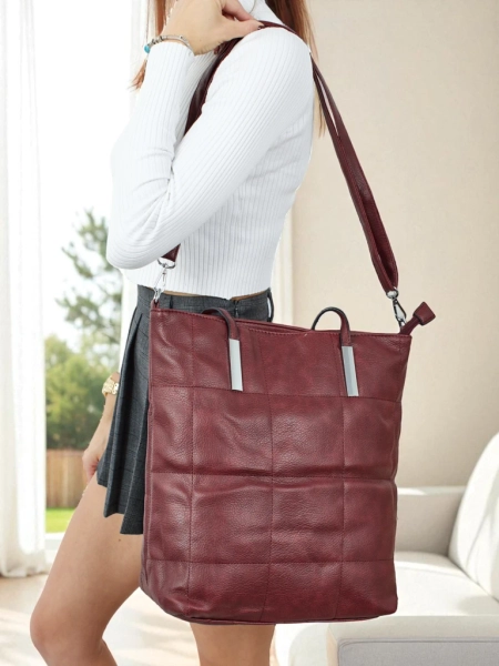 Torebka damska shopper eko skórzana Tessira