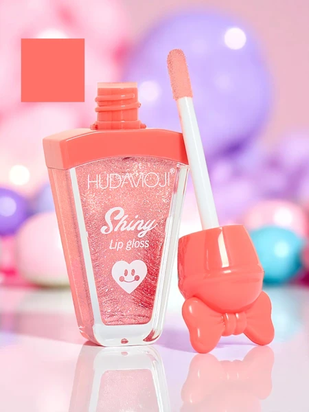 Błyszczyk do ust z brokatem kolor Peach