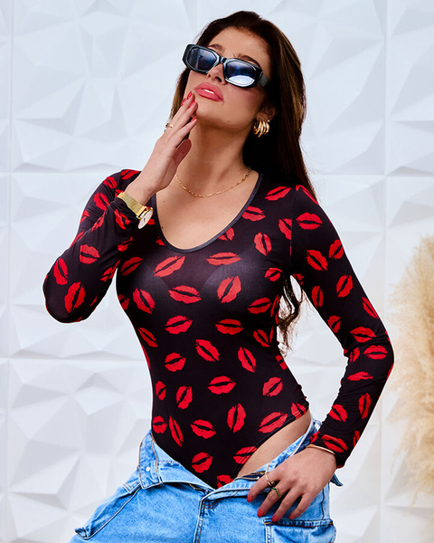 Royalfashion Damskie body z printem