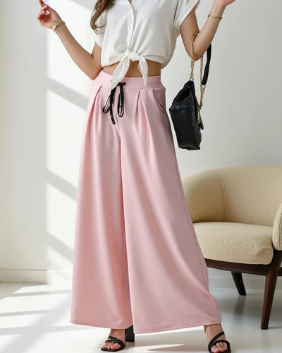 Royalfashion Szerokie spodnie damskie