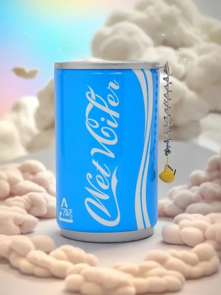 Azzurra Lux Candela – świeca o zapachu chmur, design Mare Nostrum, 100g