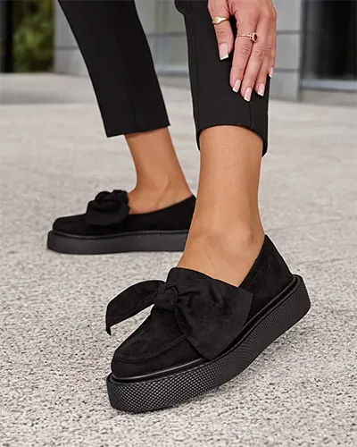 Royalfashion Жіночі напівчеревики з бантом Eriz