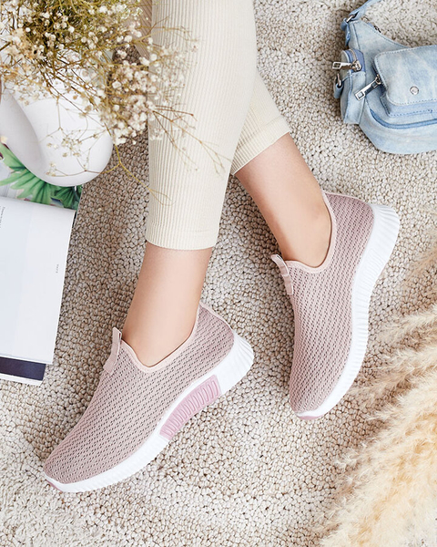 Buty sportowe damskie z materiału Agafia