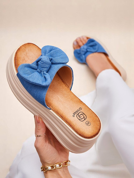 Royalfashion Klapki damskie na platformie Givan