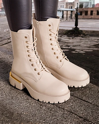 Royalfashion Damskie botki workery Elolio