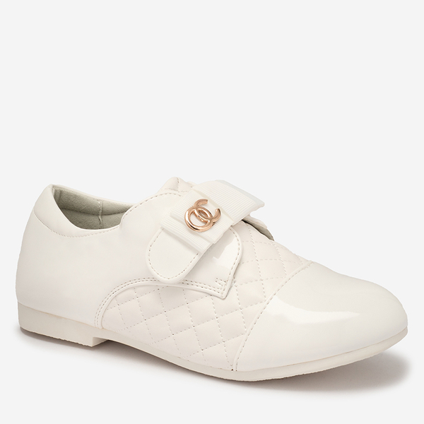 Півчеревики стьобані з екошкіри білого кольору Werme- Footwear