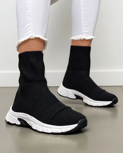 Royalfashion Sportowe wysokie sneakersy damskie Leriot