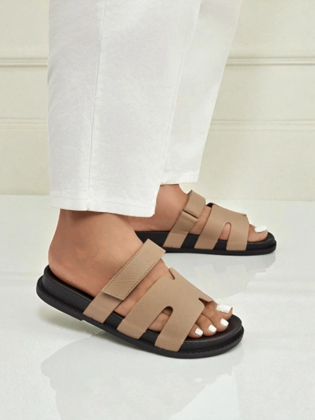 Royalfashion Klapki damskie z eko skóry ReppiFlex