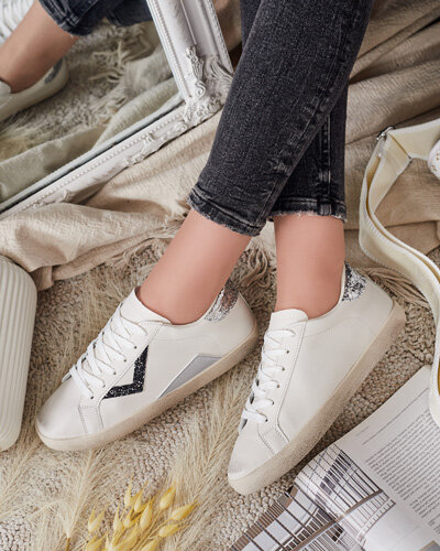 Royalfashion Sportowe sneakersy damskie z ozdobami Ginn