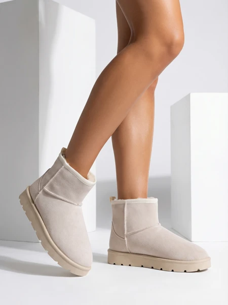 Royalfashion Krótkie buty a'la śniegowce damskie Belli