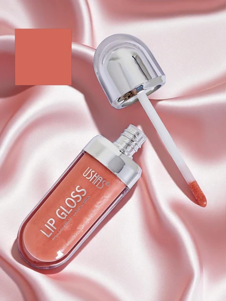 USHAS Błyszczyk do ust z brokatem kolor Pink