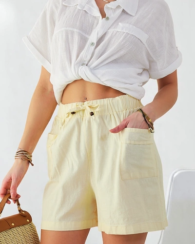 Royalfashion Bawełniane krótkie spodenki damskie