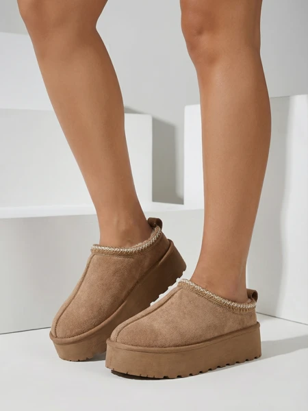 Royalfashion Krótkie buty a'la śniegowce damskie Zommy