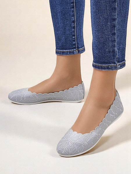 Royalfashion Kwiatowe damskie baleriny Magerro