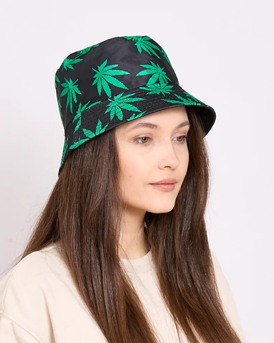 Royalfashion Damska czapka typu bucket hat z printem