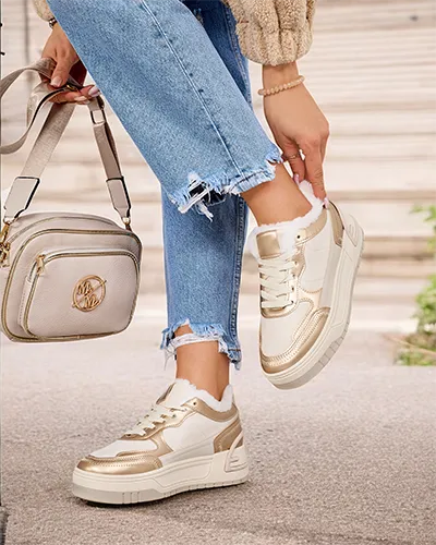 Royalfashion Sneakersy damskie z ociepleniem Garres