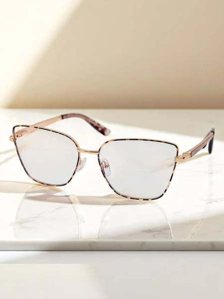 Royalfashion Okulary przeciwsłoneczne w kwadracie lekko przyciemnione Olattes