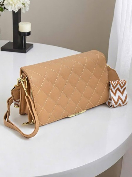 Royalfashion Multifunkcyjna pikowana torebka portfel na pasku Multi Culti