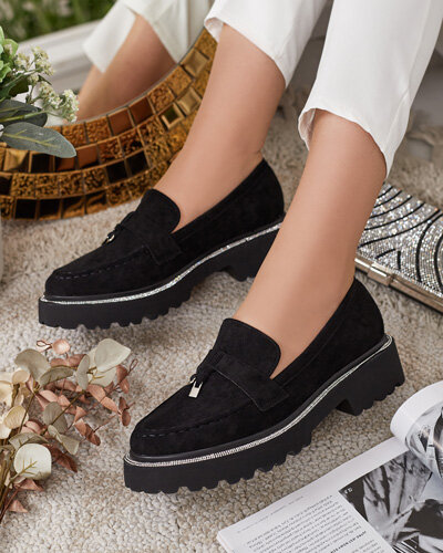 Royalfashion Жіночі мокасини з цирконами Ali