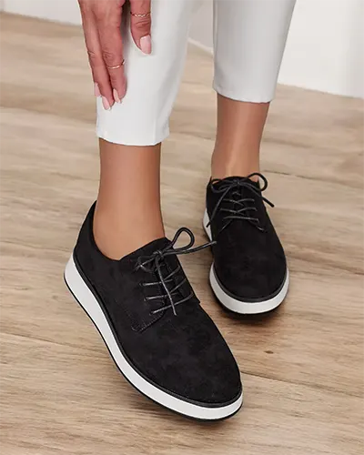 Royalfashion Damskie sznurowane półbuty Gori