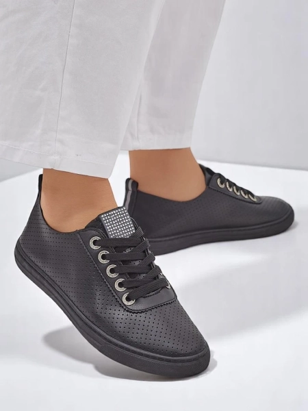 Royalfashion Damskie tenisówki z cyrkoniami Cytorrie