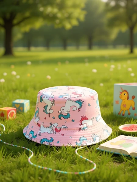 Royalfashion Dziecięcy Kapelusz typu Bucket Color Splash Bucket