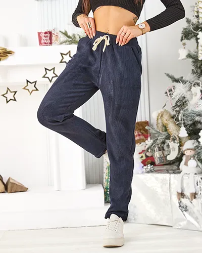 Royalfashion Bawełniane spodnie dresowe damskie