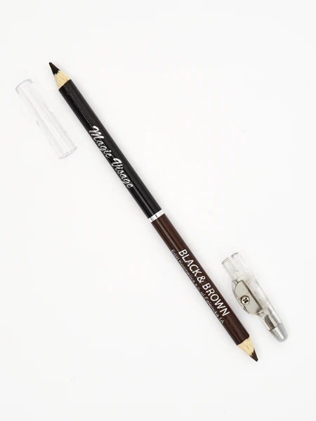 Двоколірний олівець для брів з точилкою Brow Duo Shade