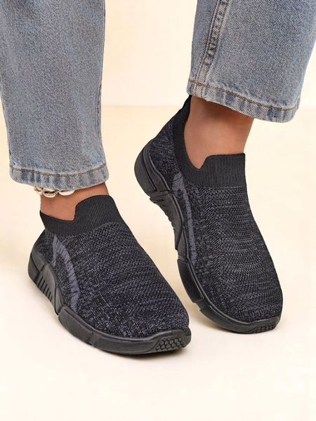 Royalfashion Wsuwane damskie materiałowe buty sportowe Vena