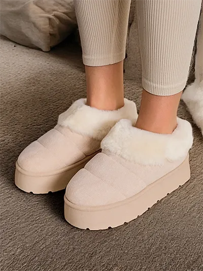 Royalfashion Krótkie damskie buty a'la śniegowce Eliozi