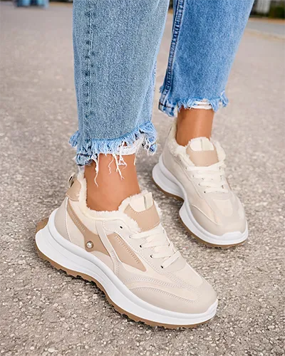 Royalfashion Sneakersy damskie z ociepleniem Terib