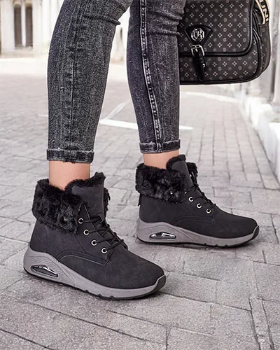 Royalfashion Sneakersy damskie z ociepleniem Mjon