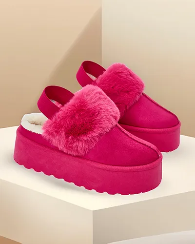 Royalfashion Krótkie buty a'la śniegowce bez pięty damskie Vromix