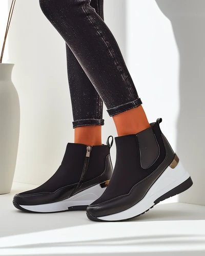 Royalfashion жіночі черевики на прихованому каблуці Zafico