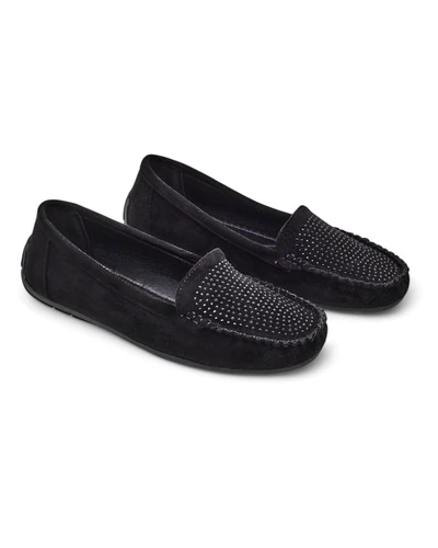 Royalfashion Mokasyny damskie z cyrkoniami Ezuess