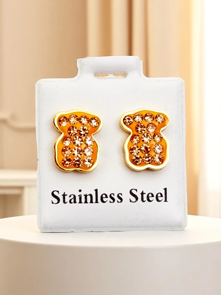 Royalfashion Kolczyki damskie w kształcie misia