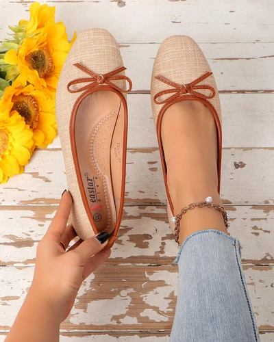 Royalfashion Matowe damskie baleriny Saaferr