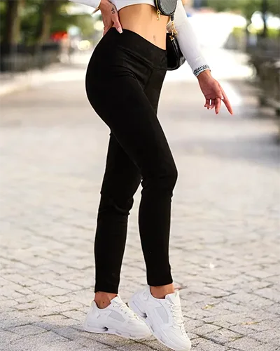 Royalfashion Legginsy damskie a'la zamszowe