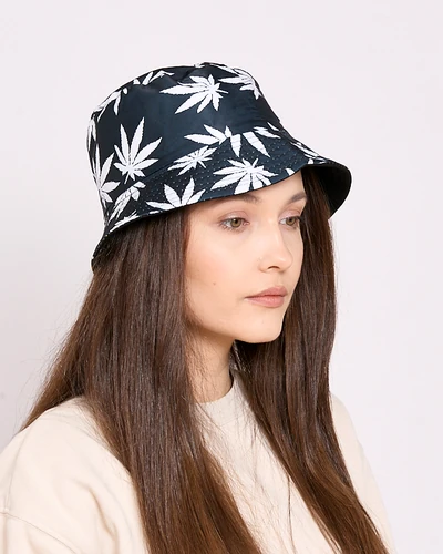 Royalfashion Damska czapka typu bucket hat z printem