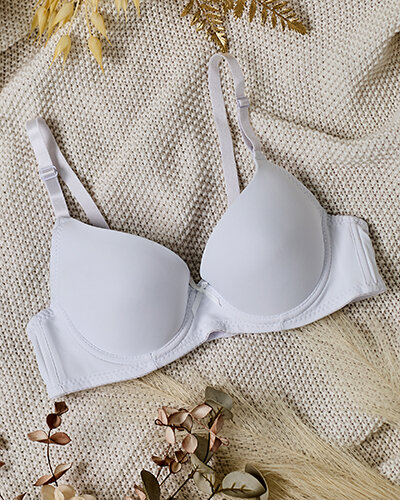 Royalfashion Damski gładki biustonosz