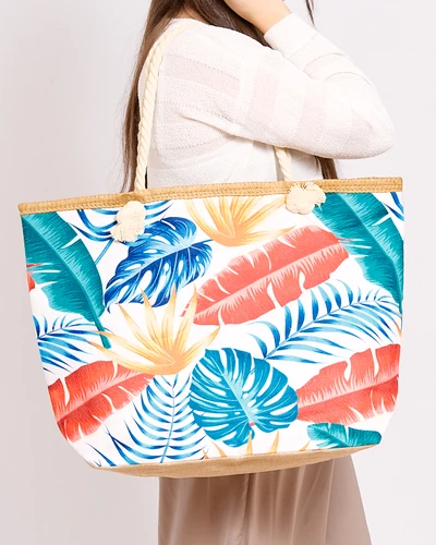 Royalfashion Duża torba materiałowa z printem