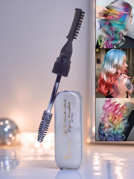 Кольорова туш для волосся Color Pop Silver