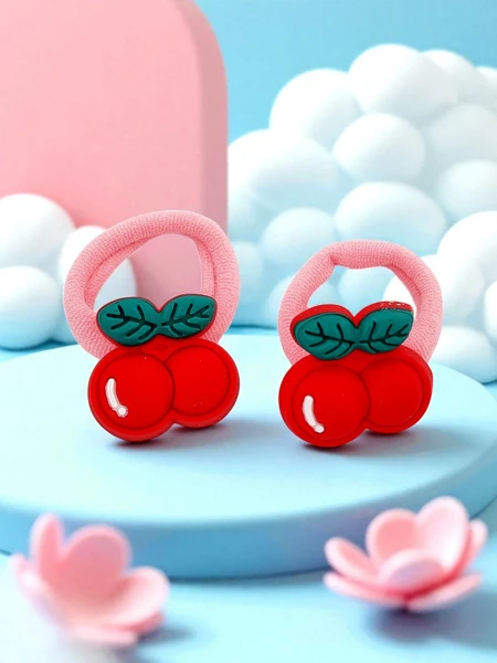 Royalfashion Gumki do włosów z motywem owoców Fruity Bloom