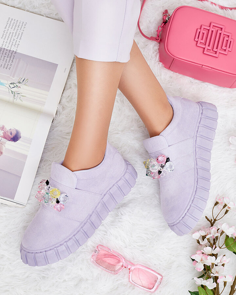 Royalfashion Półbuty sportowe z kolorowymi kamyczkami Resinello