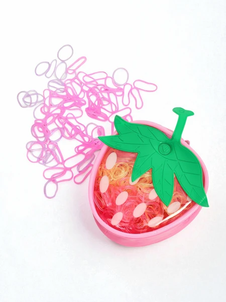 Royalfashion Wielokolorowe gumeczki silikonowe Truskawka