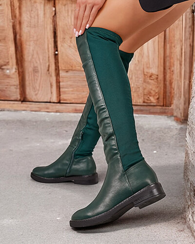 Royalfashion Damskie kozaki za kolano Desela