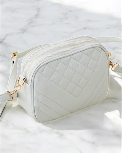 Royalfashion Mała torebka damska eko skórzana z tłoczeniem