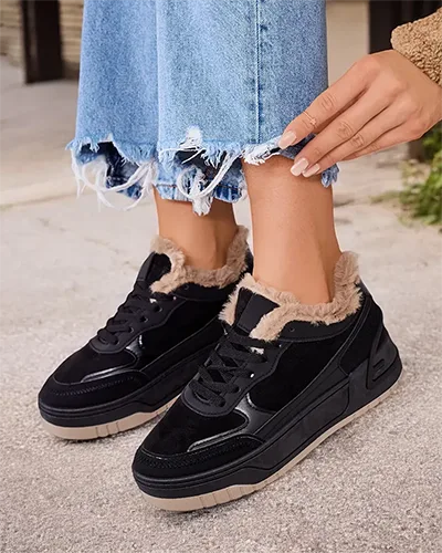 Royalfashion Sneakersy damskie z ociepleniem Garres