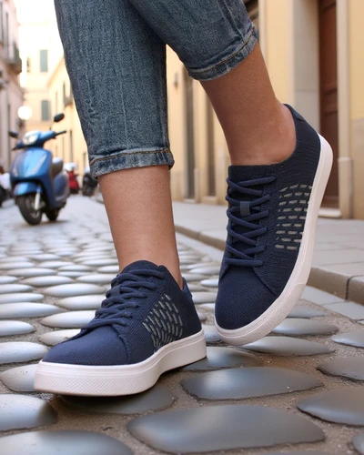 Royalfashion Damskie materiałowe buty sportowe Norbiese