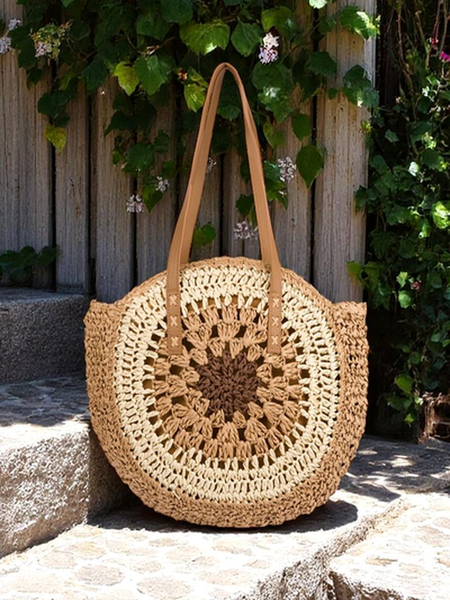 Royalfashion Słomiana torebka damska Flora Grande